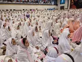 جشن تکلیف ۱۵۰۰ دانش‌آموز دختر اسلامشهری با پیام 