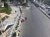 ترویج فرهنگ ترافیکی باتشکیل زنجیره انسانی در اسلامشهر