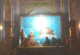 اجرای تعزیه خطبه خوانی حضرت زینب (س) در اسلامشهر