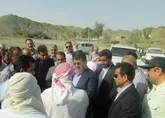بهره برداری از اداره صنعت، معدن و تجارت بشاگرد و طرح آبرساني روستايي در بخش گوهران