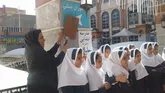آموزش رعایت نکات ایمنی و صرفه جویی مصرف آب به دانش آموزان در اسلامشهر