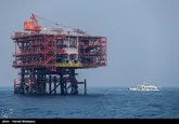 نصب آخرین سازه دریایی سکو‌های چهارگانه فاز ۱۳ پارس‌جنوبی