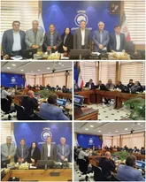 پیگیری مسایل و مشکلات حوزه آبفا در نشست با  امینی مدیر عامل شرکت آب و فاضلاب کشور