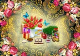 60 المان نوروزی و 3 سفره هفت‌سین بزرگ در سنندج