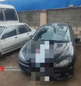 توقیف سواری پژو با ۲۰۰ میلیون خلافی