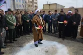 گلنگ زنی نخستین درمانگاه تخصصی شهدای مدافع حرم درنسیم شهر