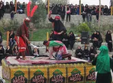 اجرای مراسم  تعزيه خوانی  در دانشگاه آزاد