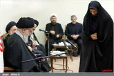 دیدار بانوی قهرمان ووشوی جهان با رهبر معظم انقلاب
