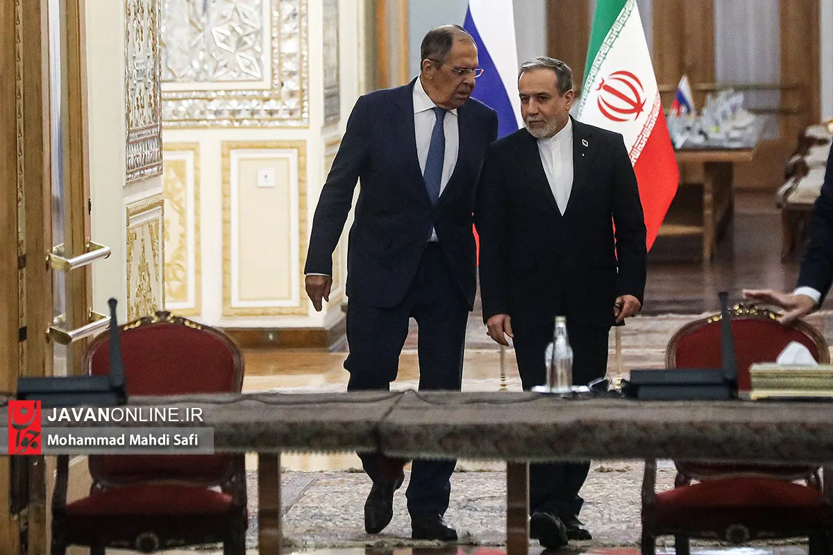نشست خبری مشترک وزرای خارجه ایران و روسیه