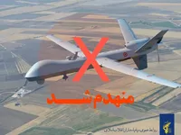 انهدام یک فروند پهپاد MQ۹ در شرق تنگه هرمز