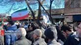 سوگواری مردم قزوین در پی شهادت رهبر فرزانه انقلاب