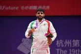 ساروی اولین طلای کشتی را به دست آورد