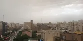 ماندگاری رگبار باران و باد در پایتخت تا ۲ ساعت آینده