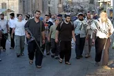 حمله صهیونیست‌ها به یک مرکز اخذ رأی در اراضی اشغالی