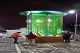 نصب نخستین درخت مصنوعی کشور در تبریز