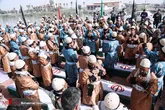 استقبال عشایر لر از پیکر پاک ۱۱۵ شهید تازه‌تفحص‌شده