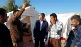 رئیس مجمع نمایندگان مردم کردستان در مجلس از مناطق زلزله‌زده کرمانشاه بازدید کرد