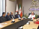 نشست مشترک مدیران گاز گلستان و هلال احمر