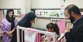 عیادت مسئولین اسلامشهری از کودکان بستری در بیمارستان امام رضا(ع)