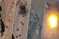 عملیات‌های یمن علیه مواضع دشمن سعودی با پهپاد «رجوم»