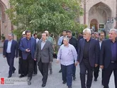 بازدید رئیس دفتر بازرسی ویژه رئیس‌جمهور از مجموعه فرهنگی_تاریخی سعدالسلطنه قزوین