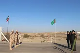 ملاقات مرزی بین مرزبانان کشور ایران و ترکمنستان در سالن ملاقات مرزی هنگ اترک