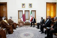 دیدار وزیرخارجه قطر با عراقچی