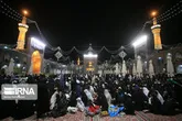 ترنم مناجات زیر چتر بهار دل‌انگیز قرآن در حرم رضوی