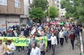 فریاد مرگ براسرائیل در شهرستان اسلامشهر طنین انداز شد